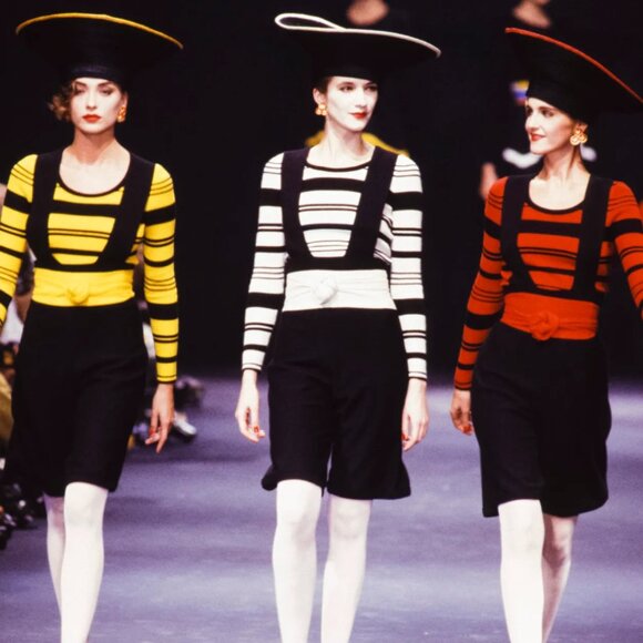 Vintage Sonia Rykiel Sweater Striped Wool 70s-80s size 42 (actual size S) - Picture 9 of 15